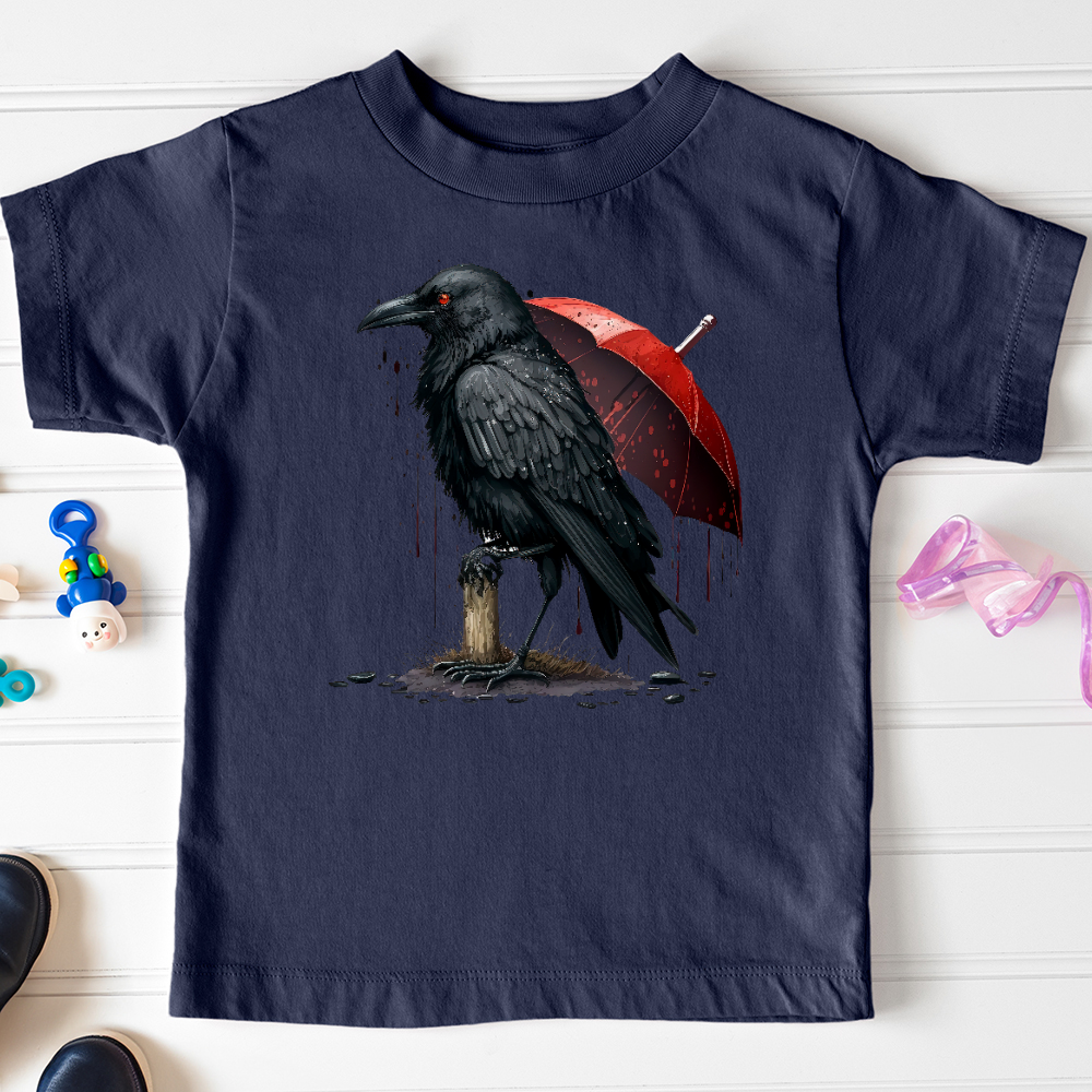 Raven in the Rain Toddler Tee