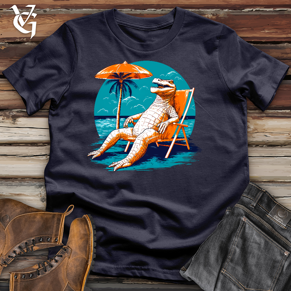 Chillin Crocodile Cotton Tee