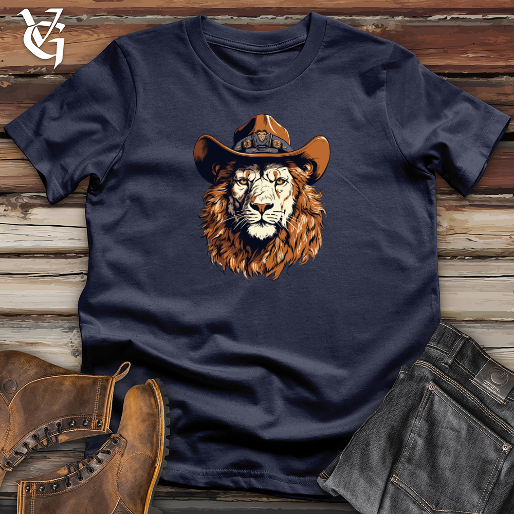 Retro Cowboy Lion 01 Softstyle Tee