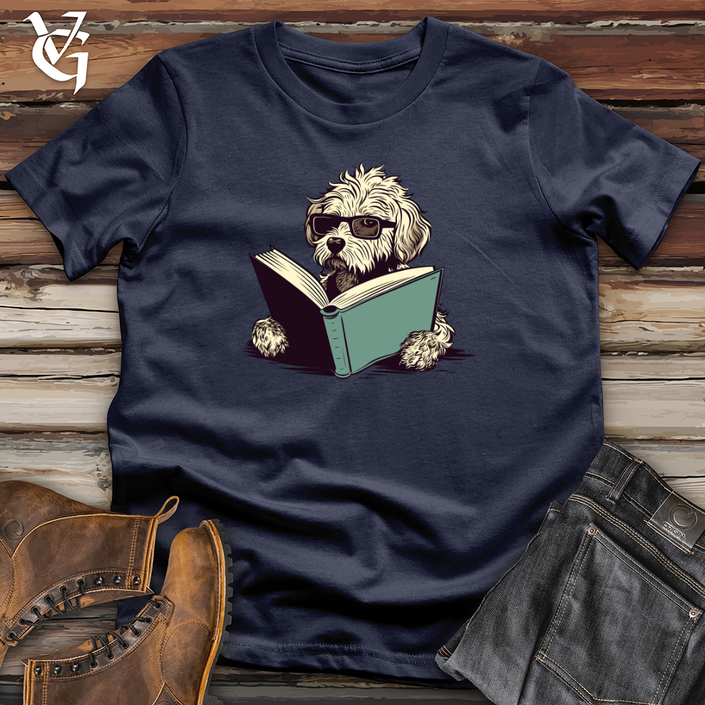 Book Lover Doodle Pooch Softstyle Tee