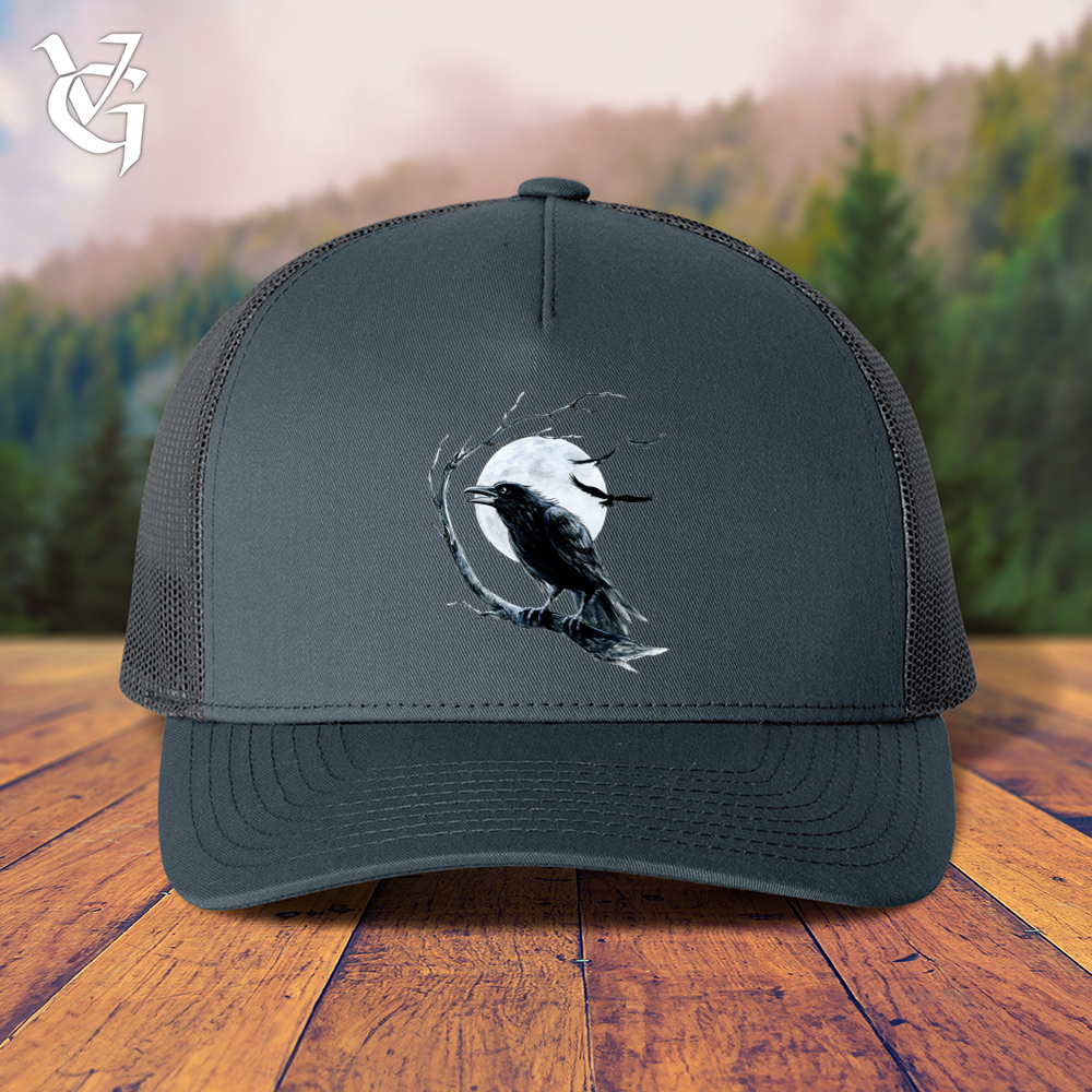 Cold Winter Raven Trucker Cap