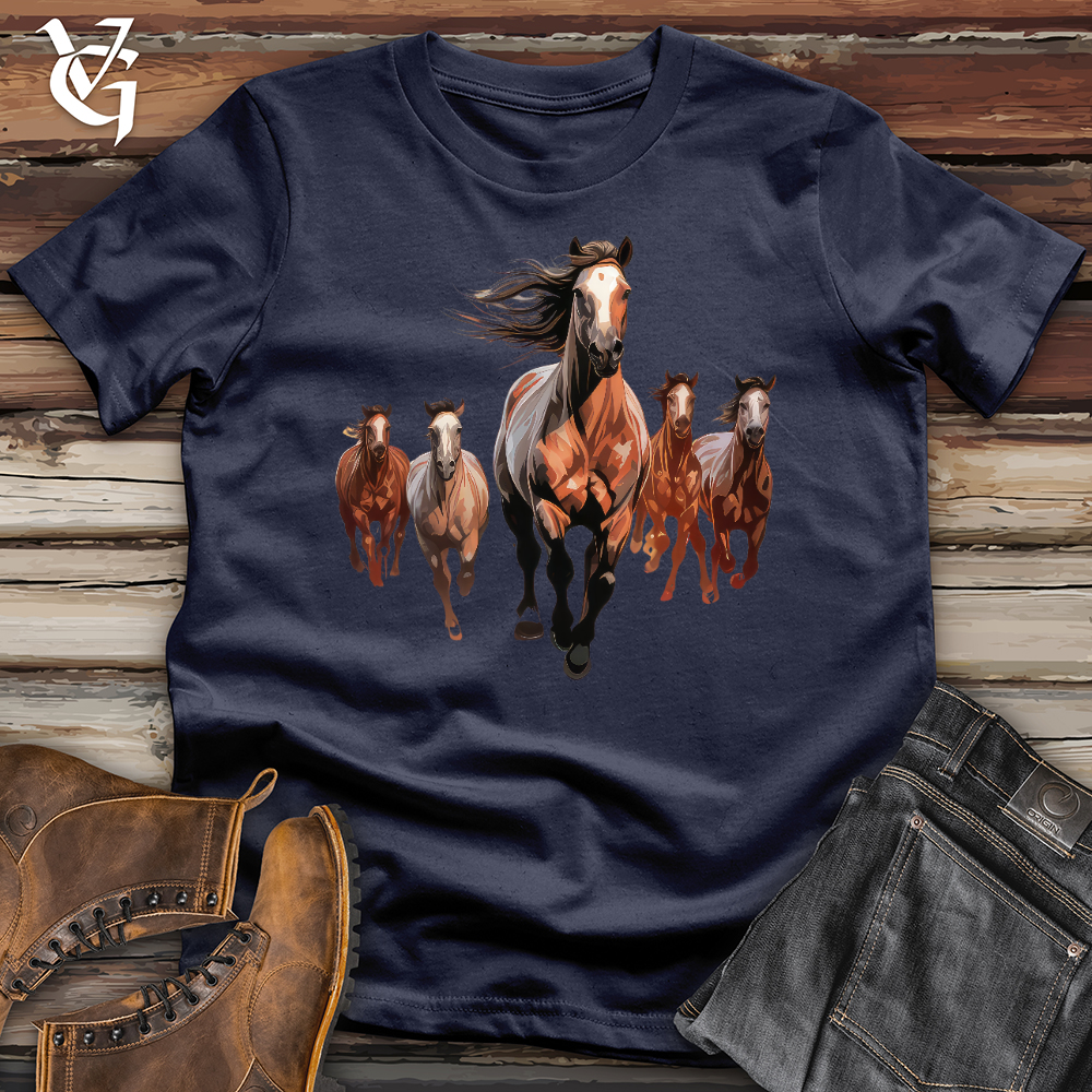 Galloping Horses Softstyle Tee