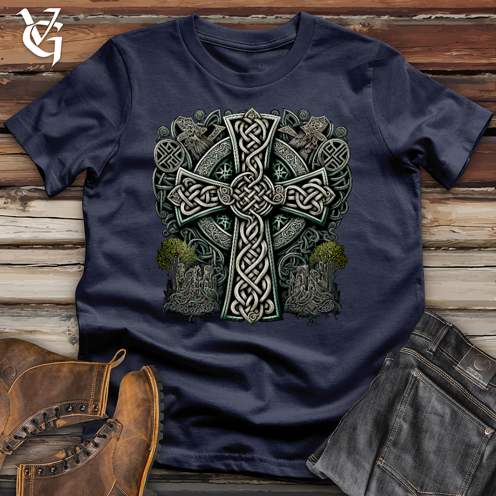 Metallic Celtic Crosses Softstyle Tee