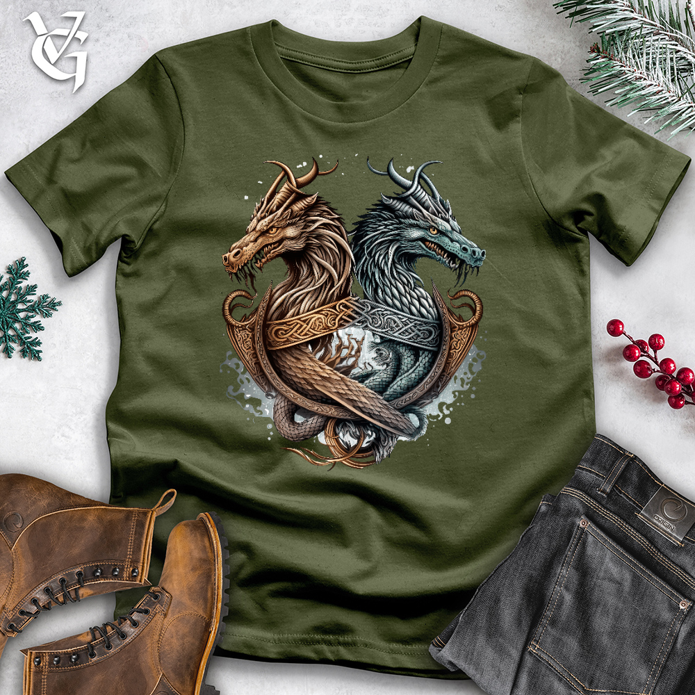 Dragons At Sea Cotton Tee