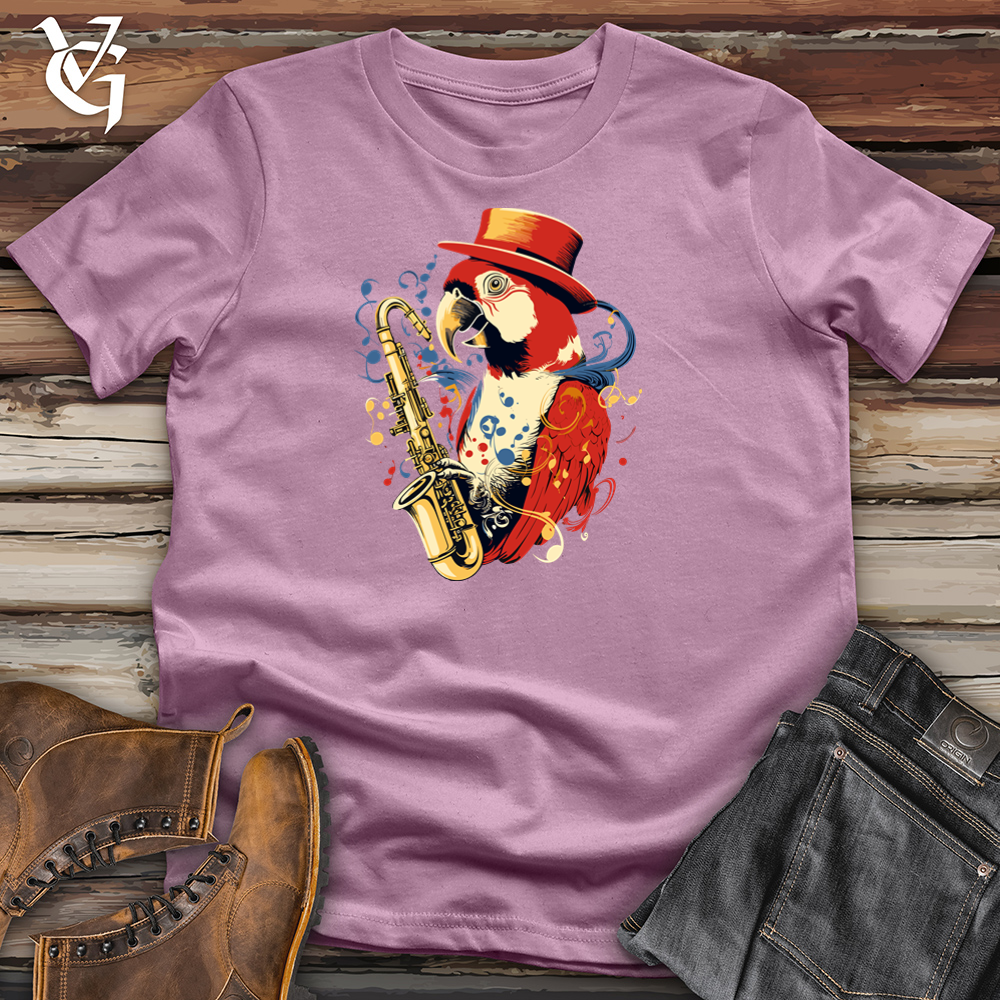 Melodic Parrot Swing Cotton Tee