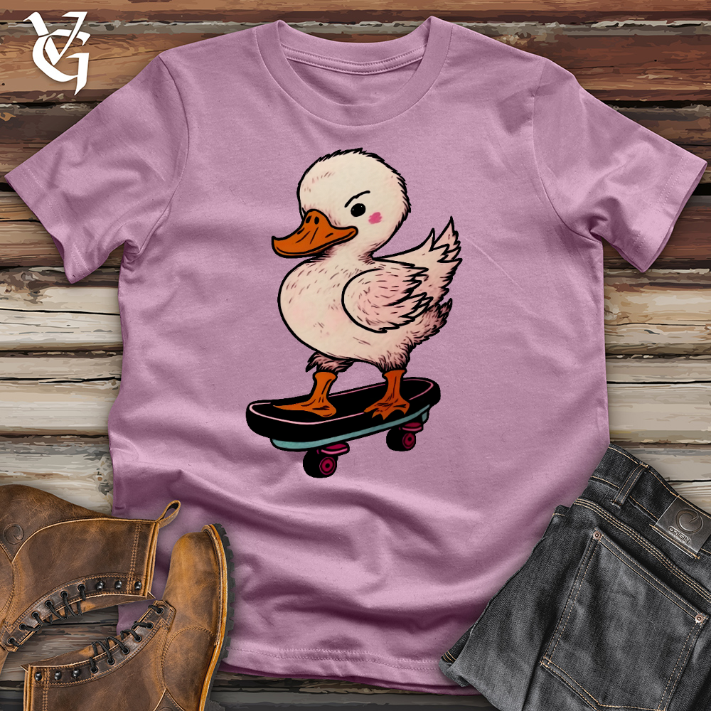 Skateboarding Duck Cotton Tee