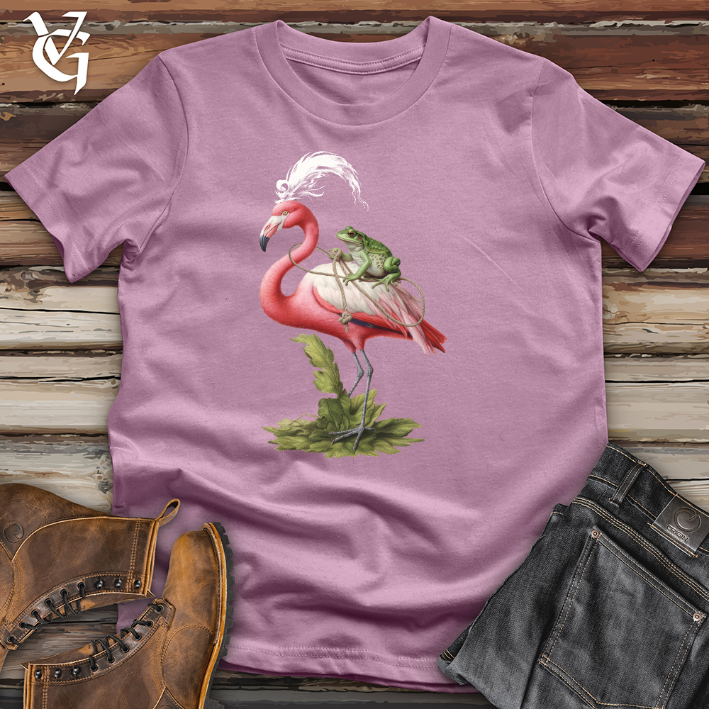 Frog & Flamingo Friends Cotton Tee
