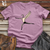 Graceful Flamingo Pose Cotton Tee