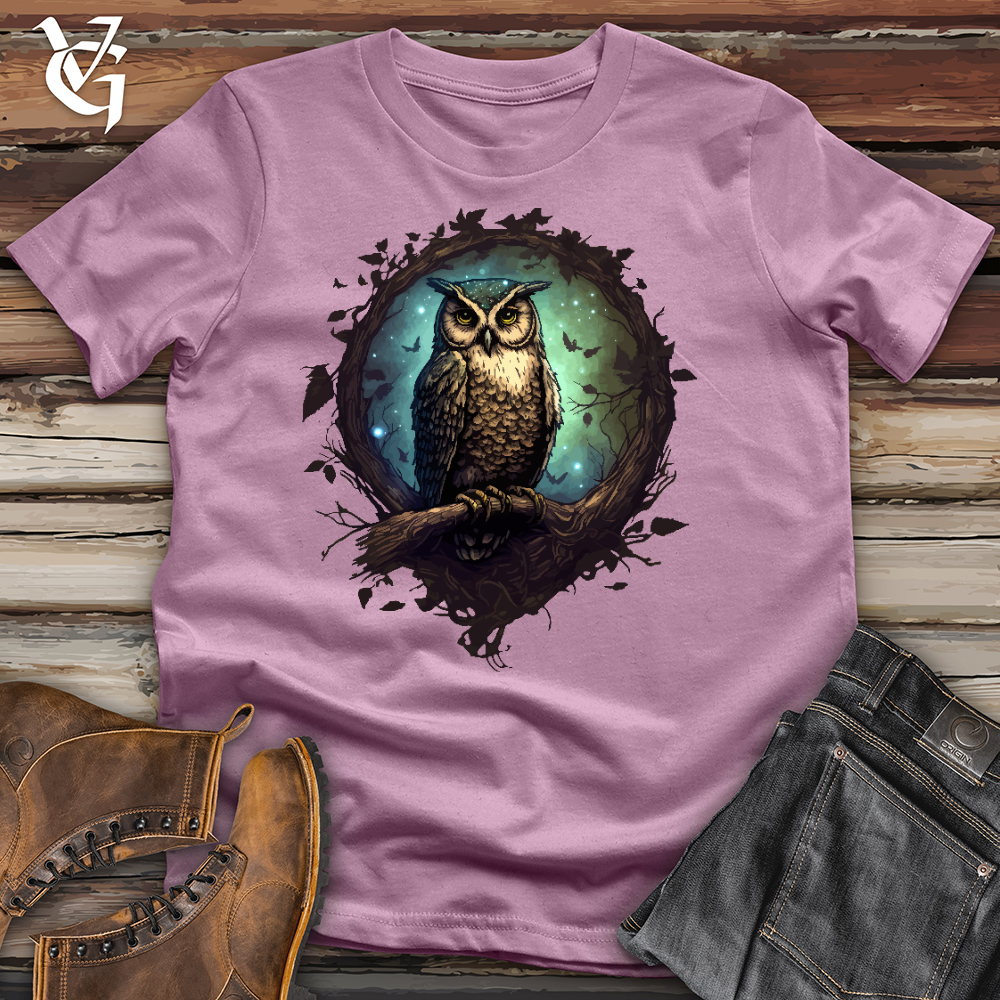 Owl Cosmic Dust Cotton Tee