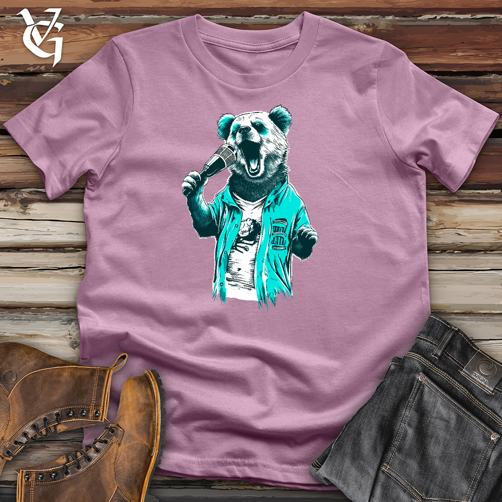 Karaoke Panda Star Cotton Tee