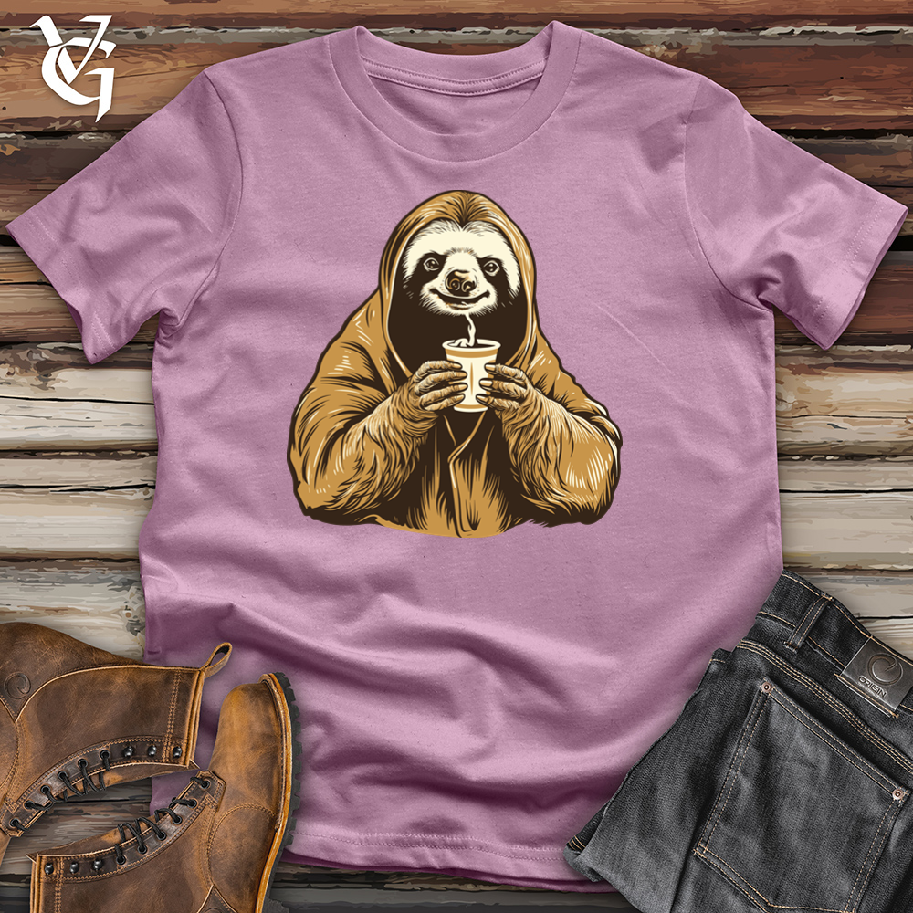 Caffeinated Sloth Bliss Cotton Tee