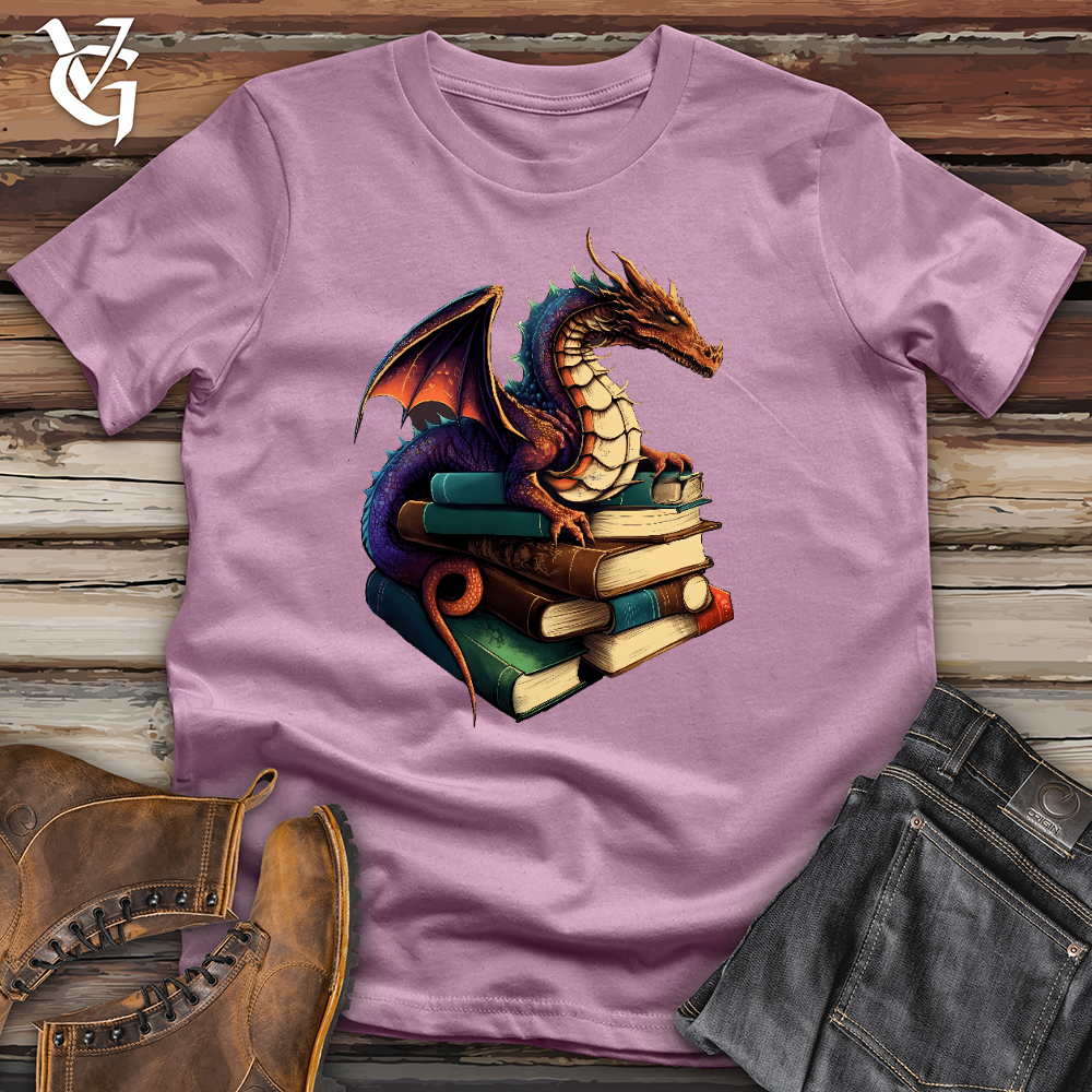Dragon Book Hoarder Cotton Tee