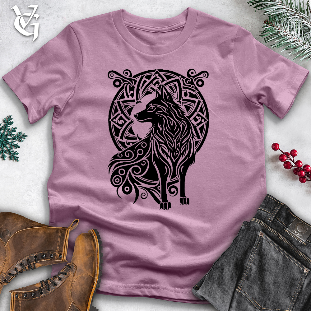 Celtic Wolf Cotton Tee