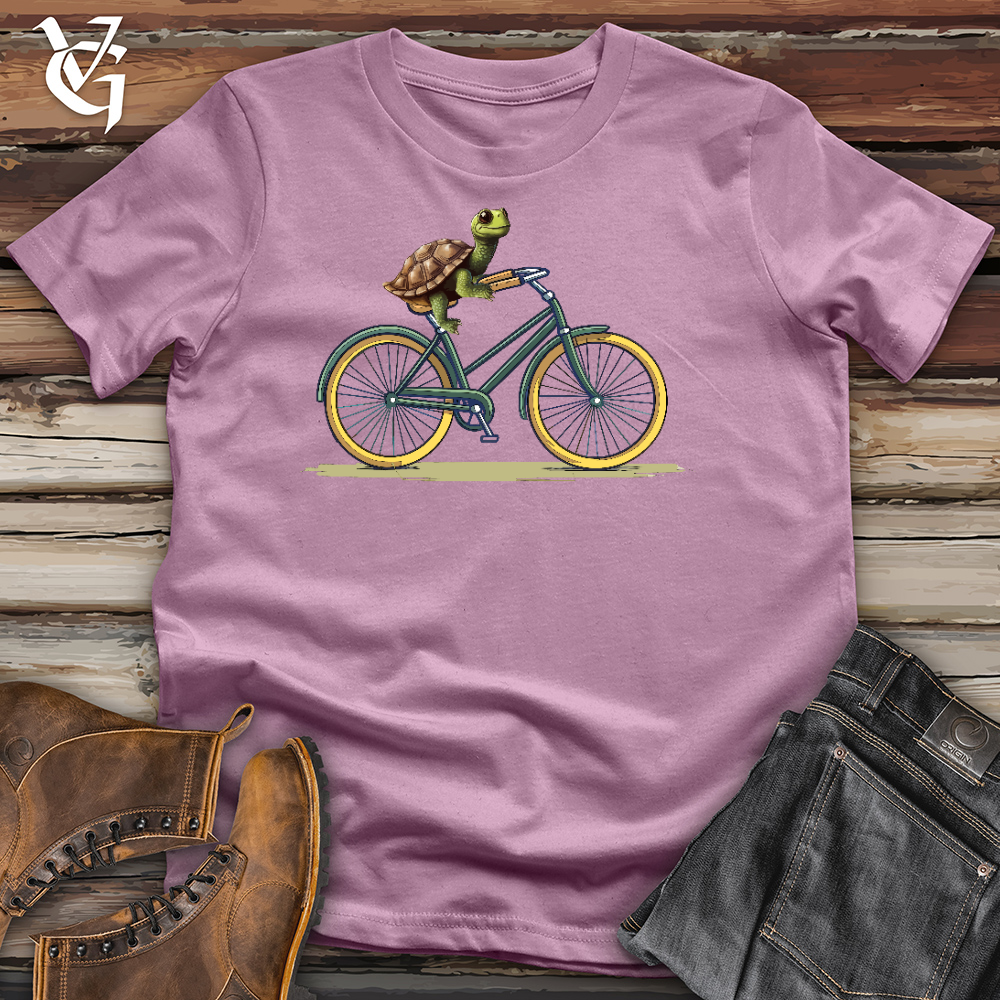 Turtle Cyclist Cotton Tee