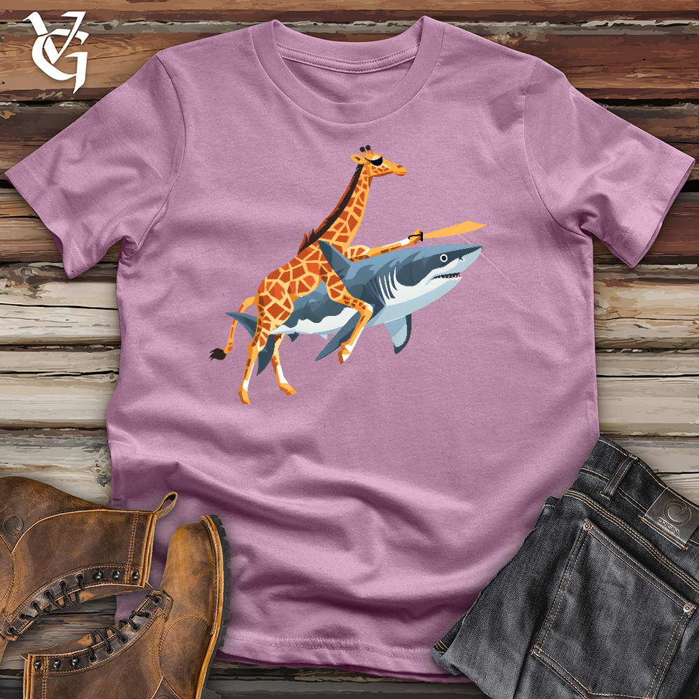 Giraffe Shark Plane Cotton Tee