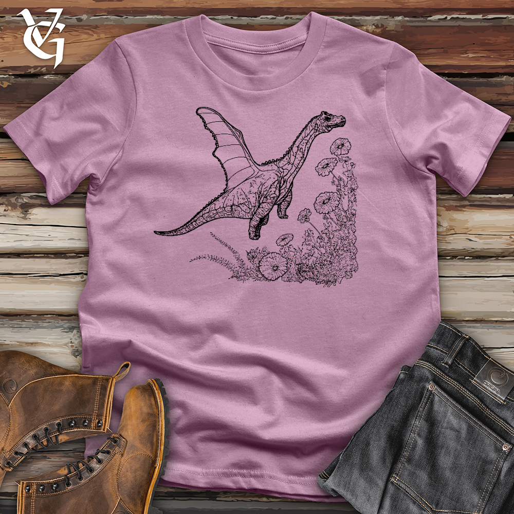 Brachiosaurus Butterfly Cotton Tee