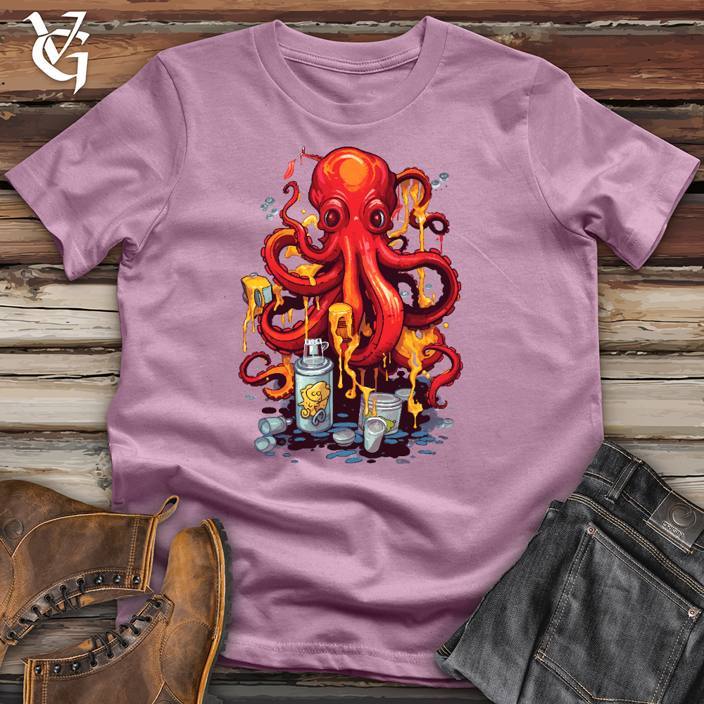 Octopus Graffiti Cotton Tee