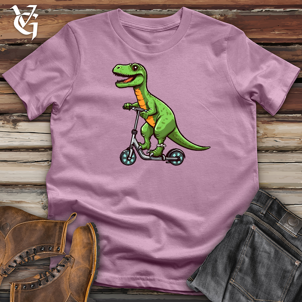 Dinosaur On Skates Cotton Tee