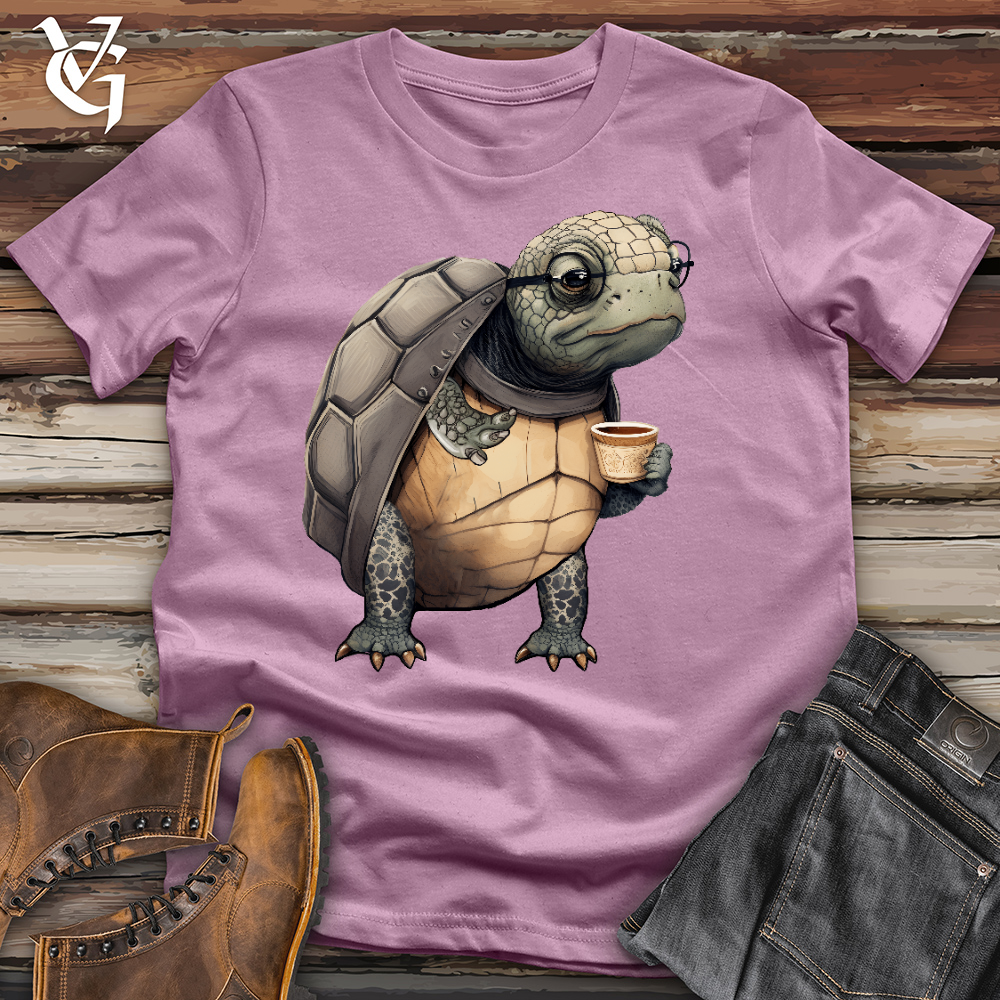 Turtle Tea Time Cotton Tee