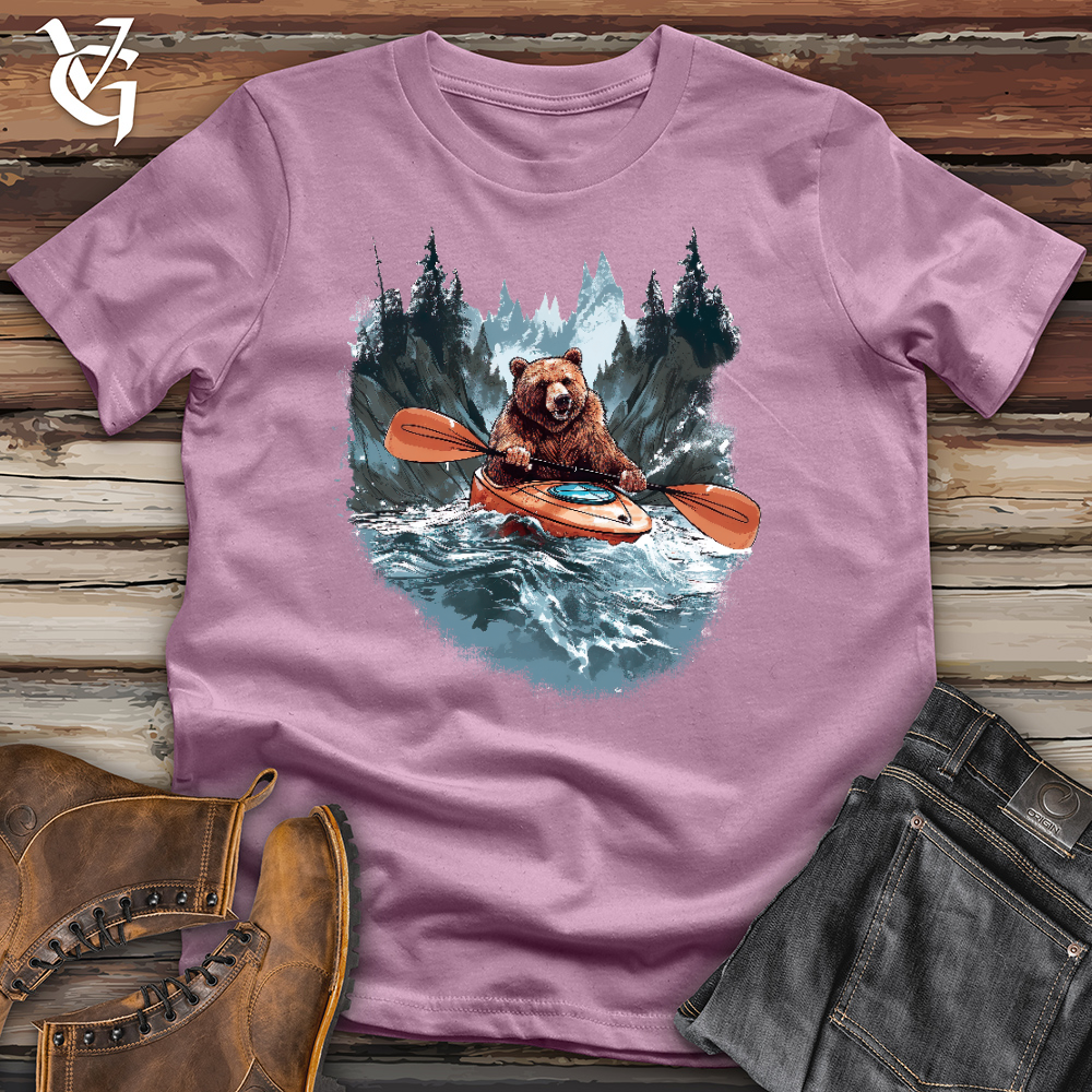 Kayaking Bear Cotton Tee