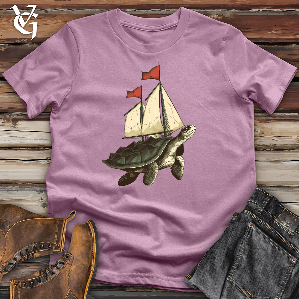 Turtle Sailboat Cotton Tee