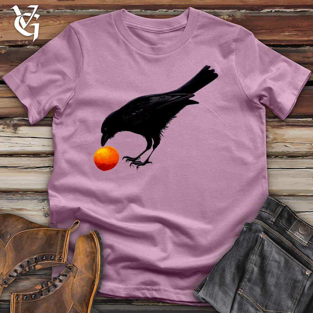 Raven Rolling Orange Cotton Tee