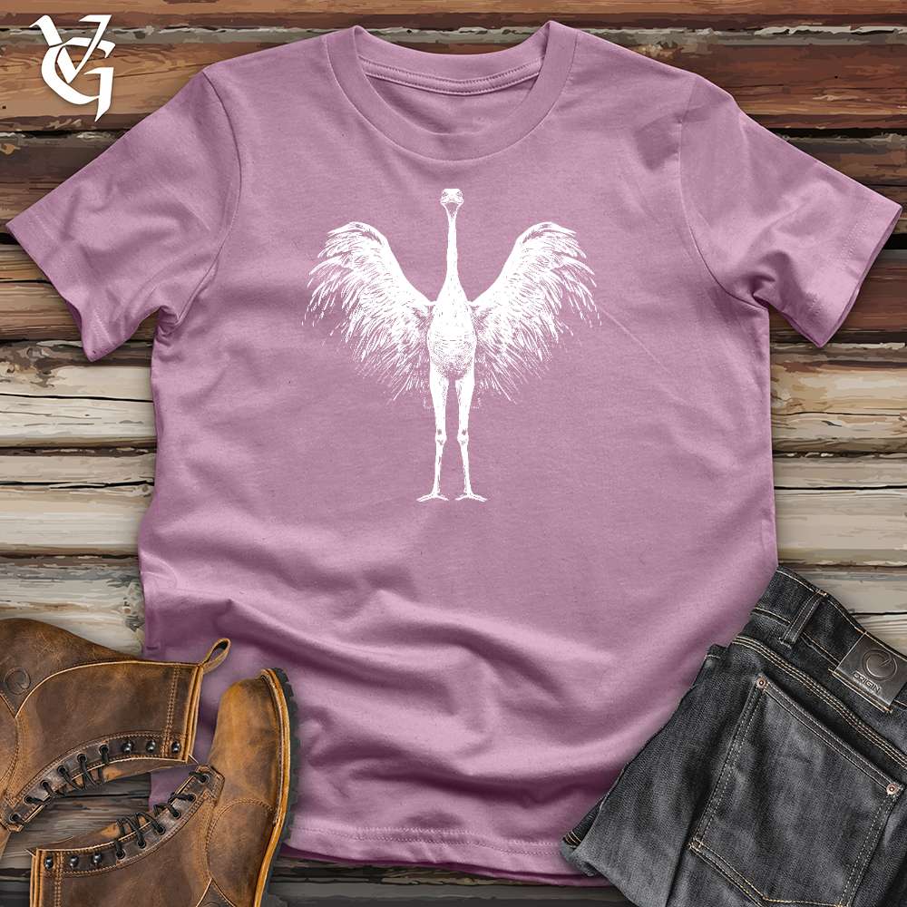 Graceful Ostrich Cotton Tee