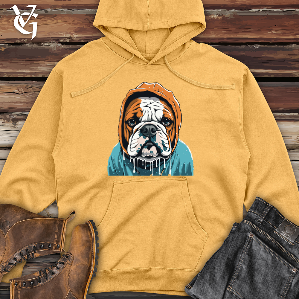 Retro Rainy Bulldog Midweight Hooded Sweatshirt