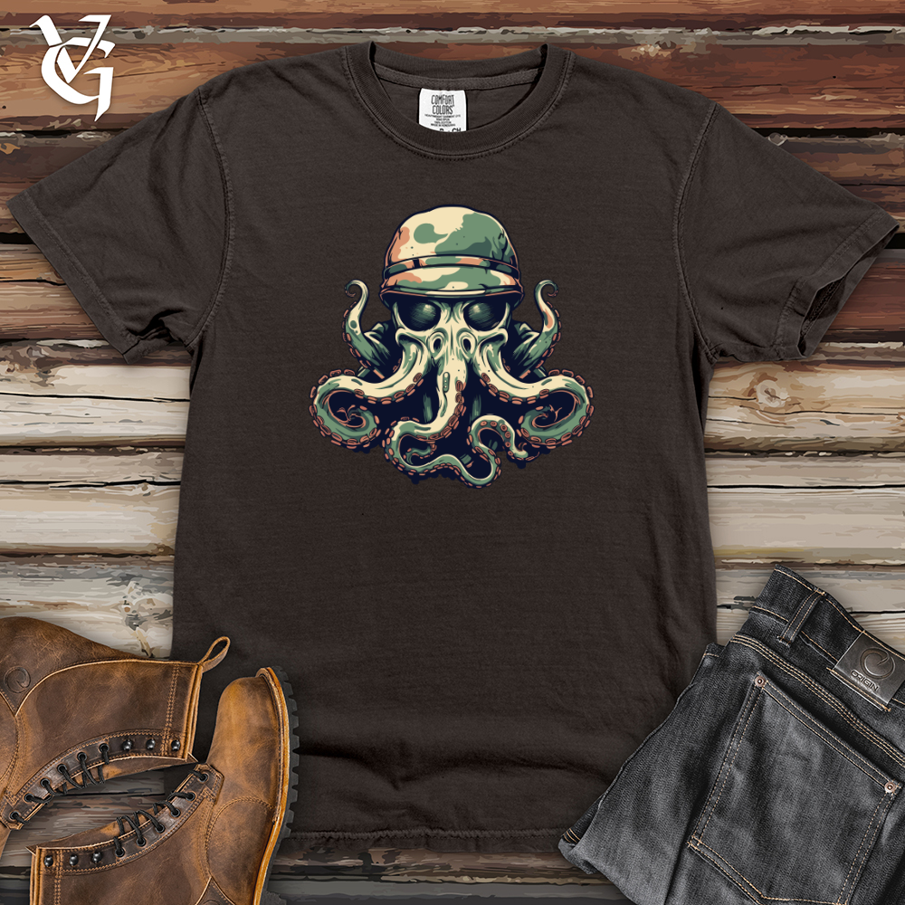 Octopus Camo Army Outfit Operation Heavy Cotton Comfort Colors Tee