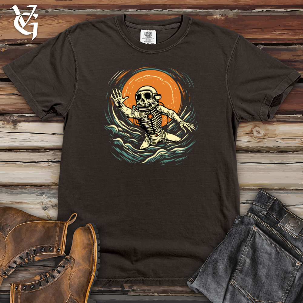 Astro Diving Skeleton Heavy Cotton Comfort Colors Tee