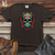 Retro Geometric Skullscape Heavy Cotton Comfort Colors Tee