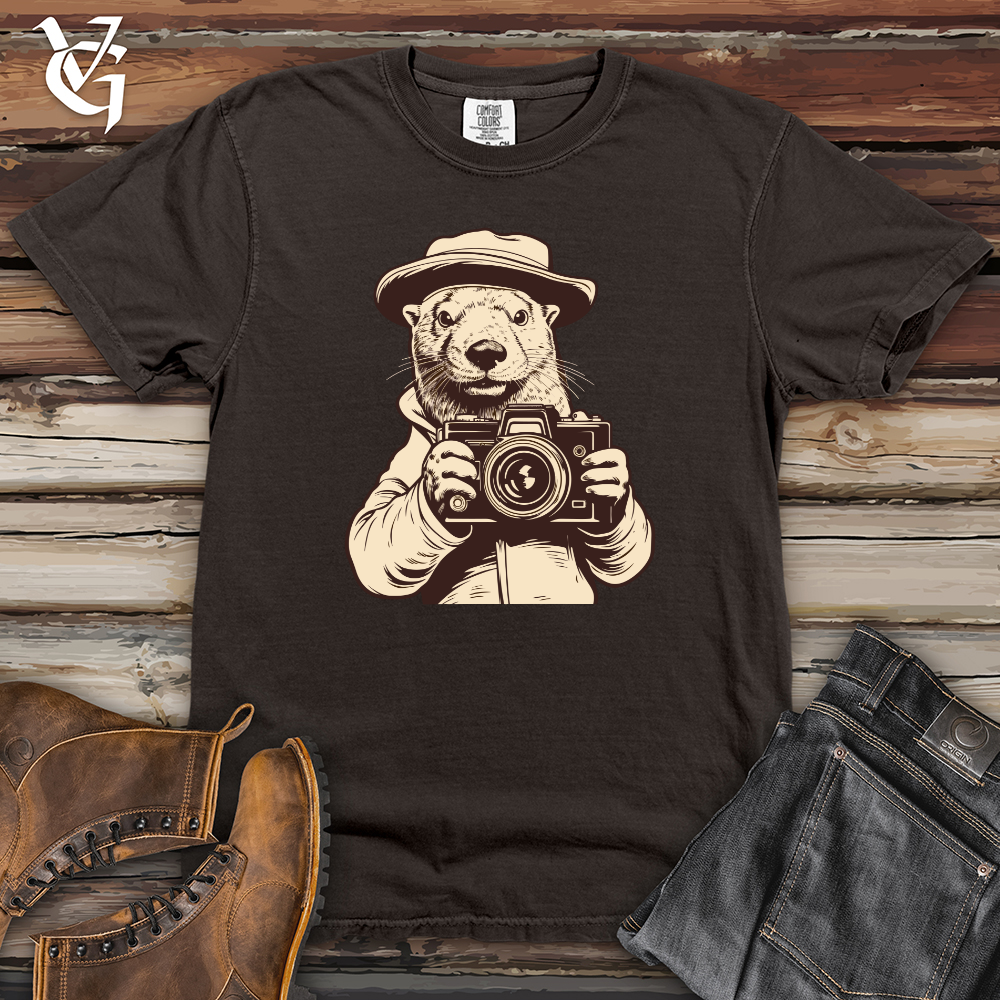 Otter Behind the Camera Clicks Heavy Cotton Comfort Colors Tee