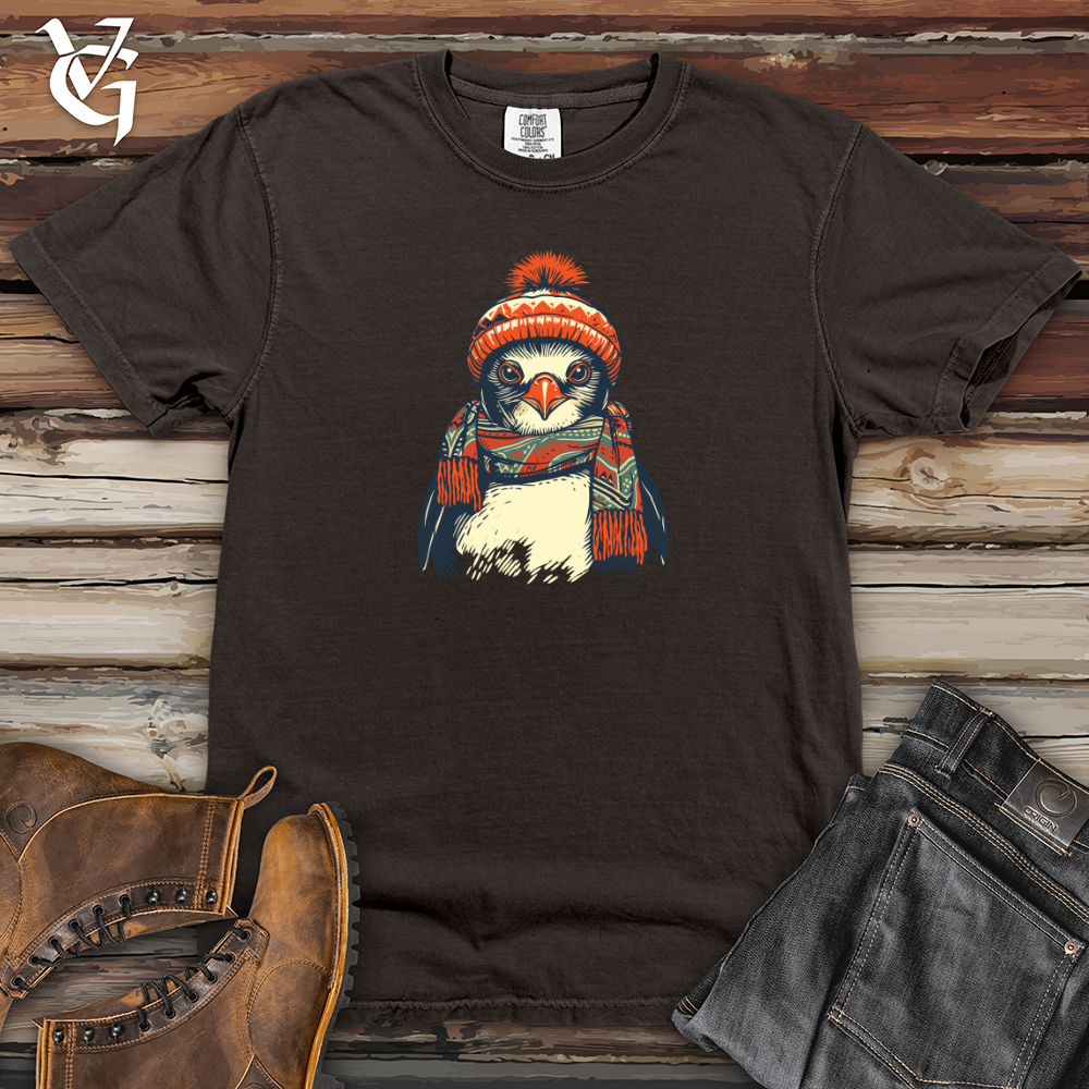 Vintage Frosty Penguin Heavy Cotton Comfort Colors Tee