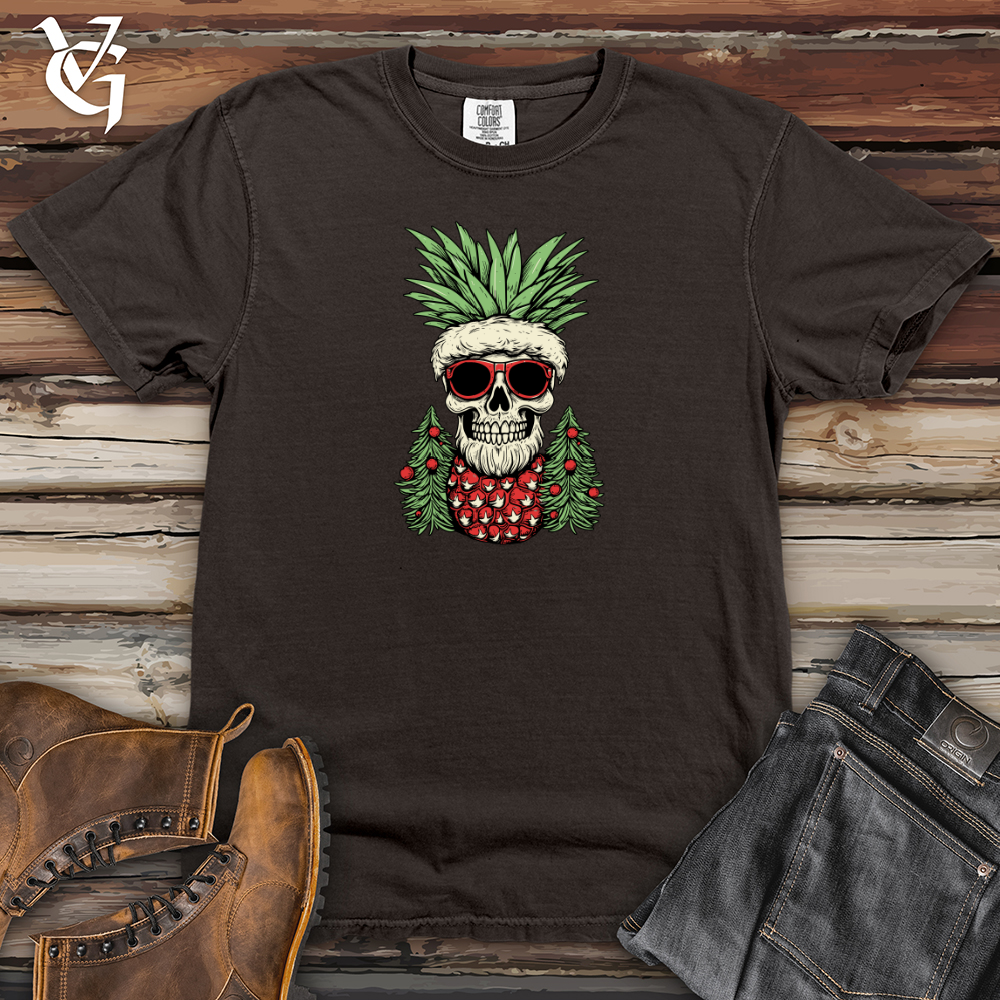 Retro Santa Pineapple Heavy Cotton Comfort Colors Tee