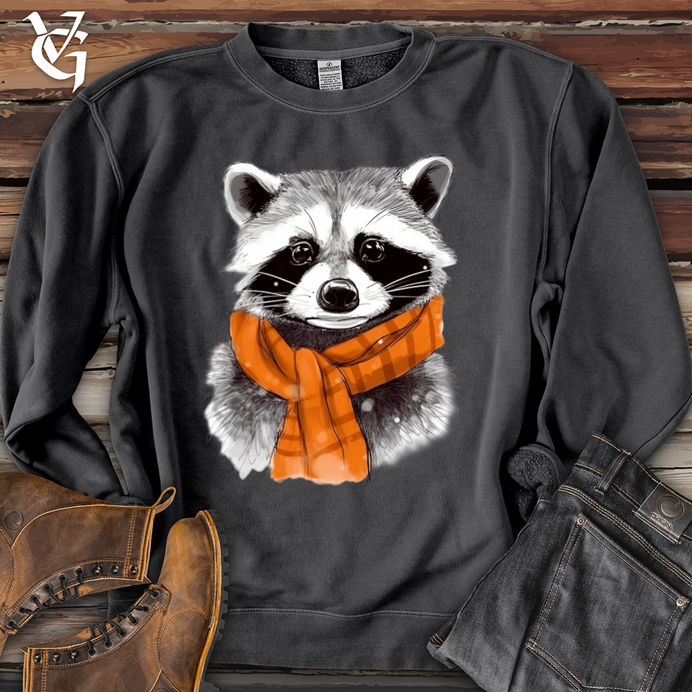 Raccoon Chief Banjo Bison Pigment-Dyed Crewneck