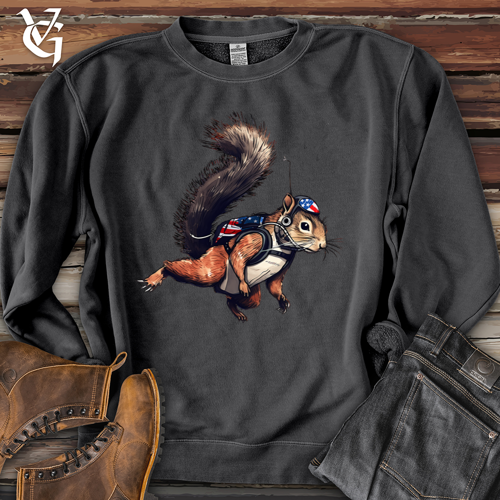 American Skydiving Squirrel Midweight Crewneck