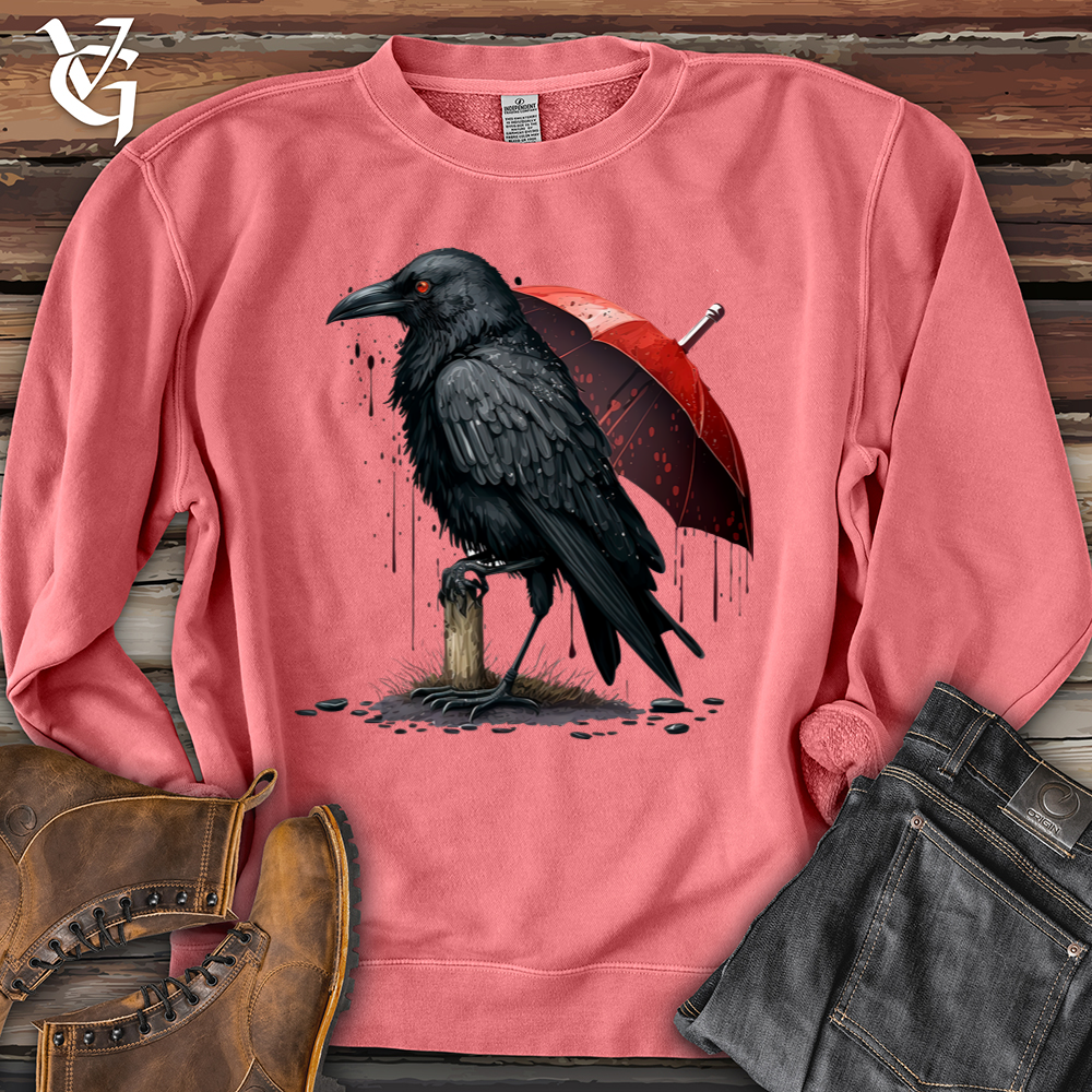 Raven In The Rain Pigment-Dyed Crewneck