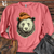 Bear Wearing Hunters Beanie Pigment Dyed Crewneck