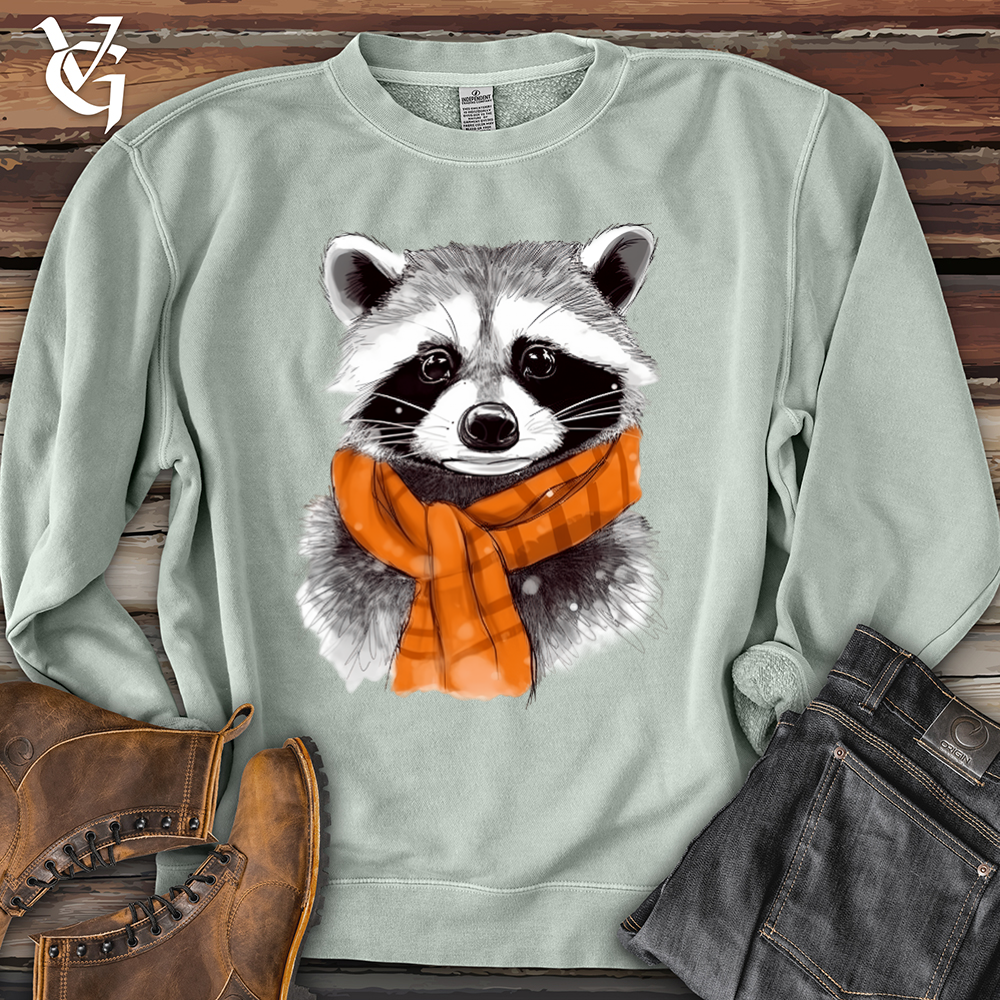 Raccoon Chief Banjo Bison Pigment-Dyed Crewneck
