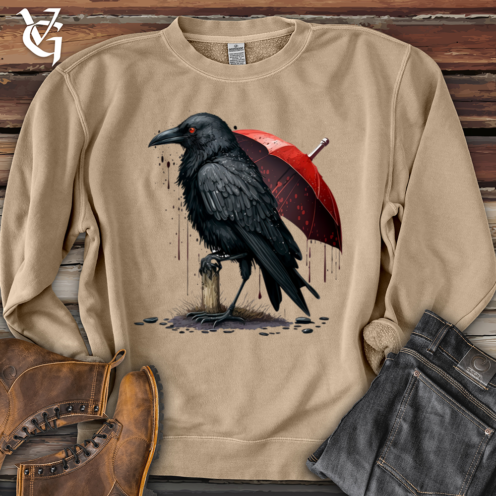 Raven In The Rain Pigment-Dyed Crewneck