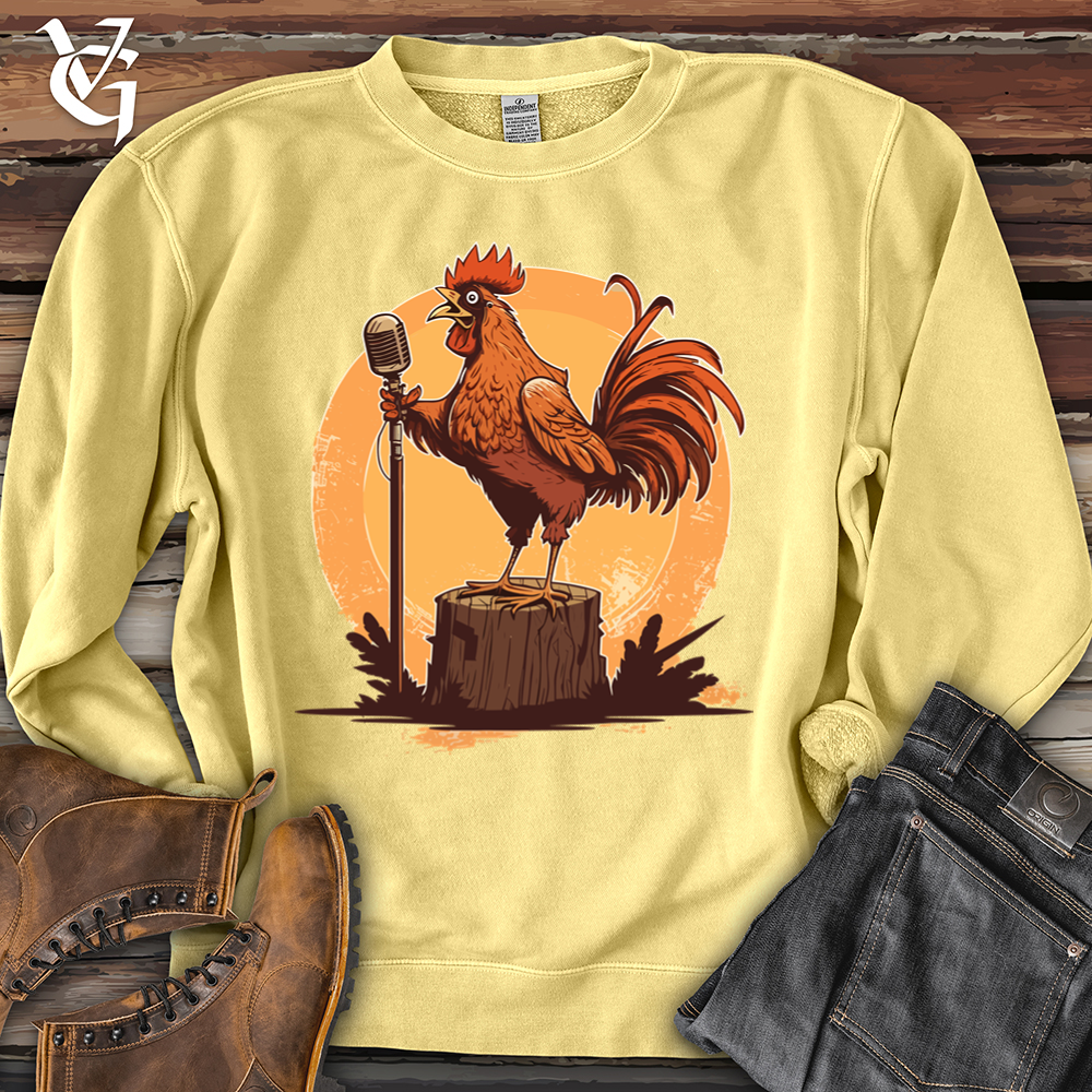 Chicken Rockstar Midweight Crewneck