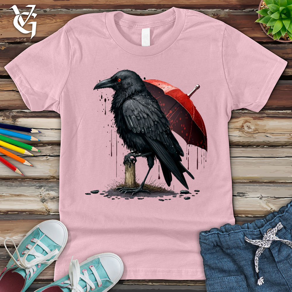 Raven in the Rain Youth Tee