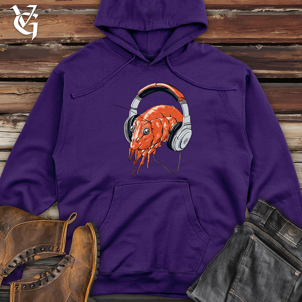 Shrimp Headphone Harmony Midweight Hooded Sweatshirt