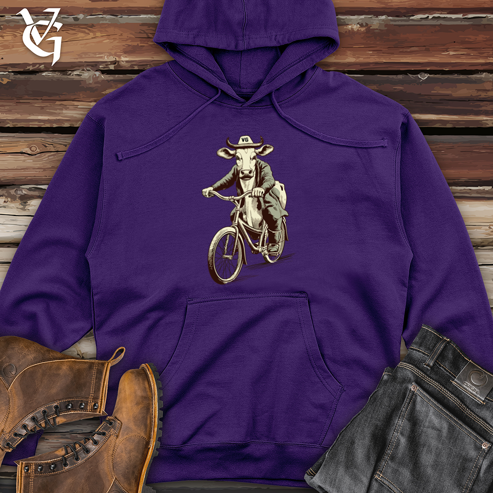 Bicycle Bovine Adventures Midweight Hooded Sweatshirt