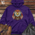 Retro Hippy Eagle Midweight Hooded Sweatshirt