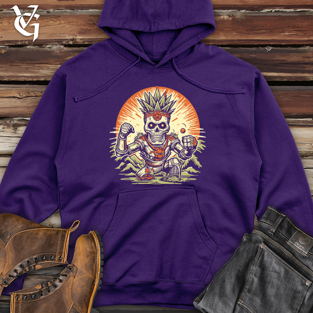 Fierce Warrior Pineapple Midweight Hooded Sweatshirt