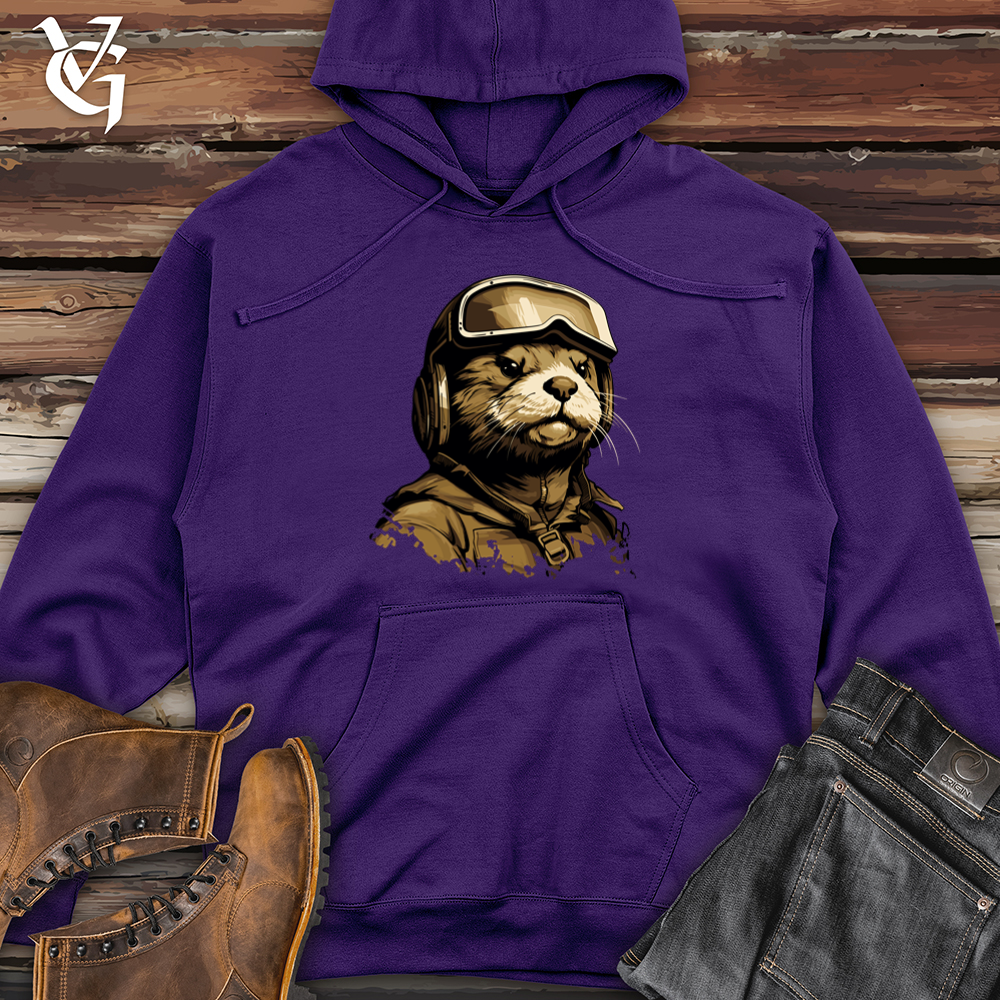 Otter Army Helmeted Prowess Midweight Hooded Sweatshirt