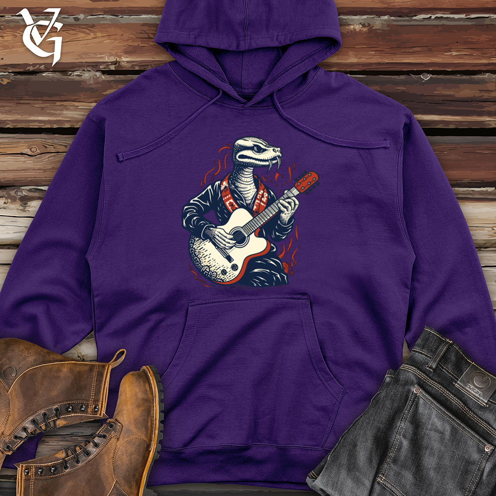 Snake Guitar Groove Midweight Hooded Sweatshirt