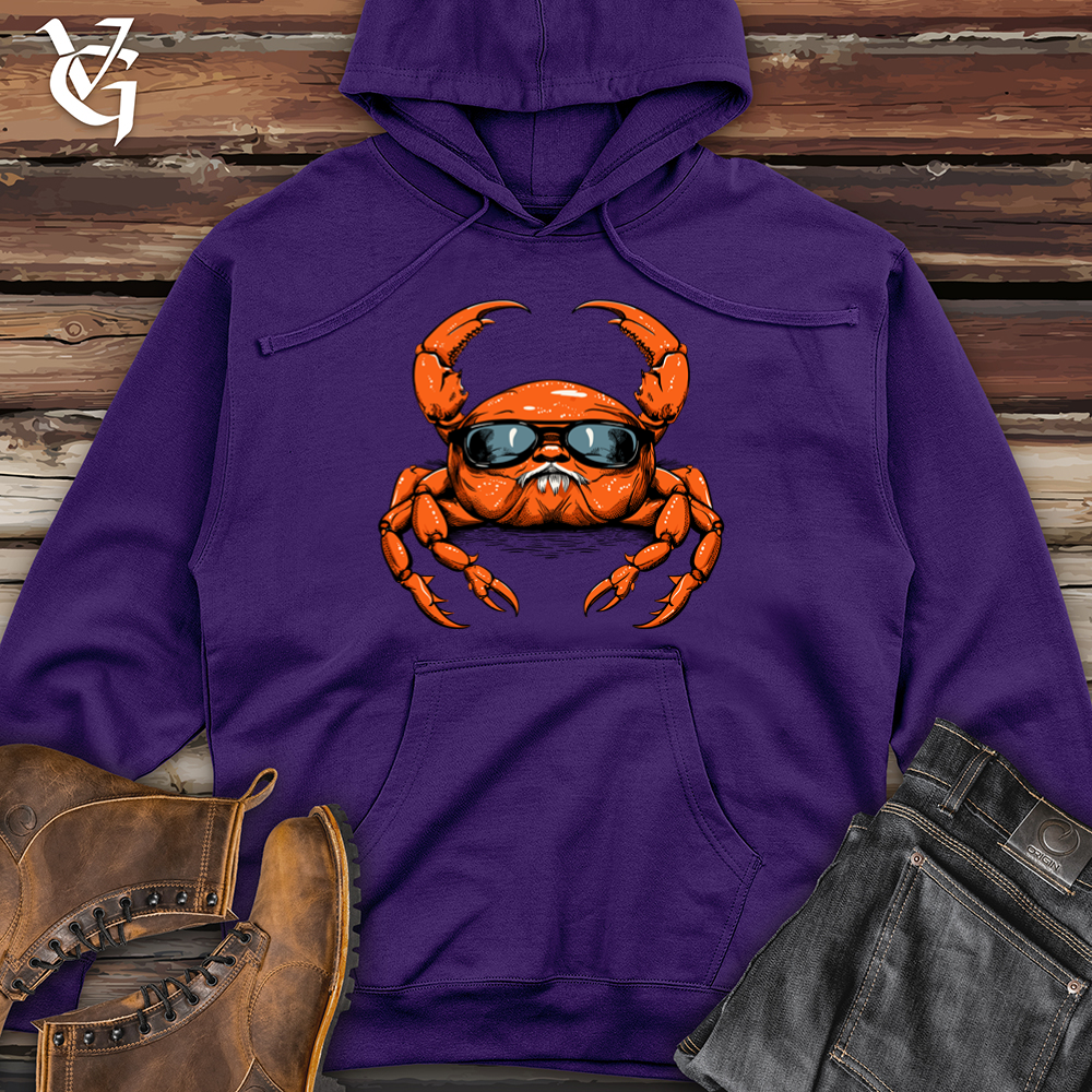 Crab Coastal Crawl Midweight Hooded Sweatshirt