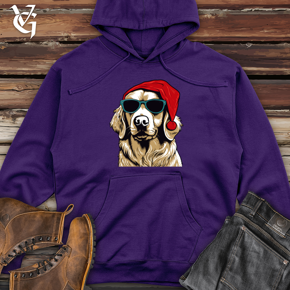 Santa Paws Golden Retriever Midweight Hooded Sweatshirt